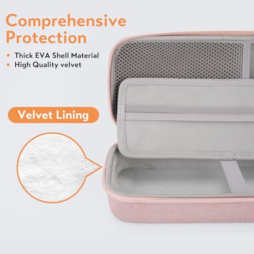 SMYV 17 pcs Stethoscope Case Kit, Nursing School Essentials Include Stethoscope Case, Medical Scissors, Pen Lights, Bandages, Ideal Gifts for Nurse Student Light Pink