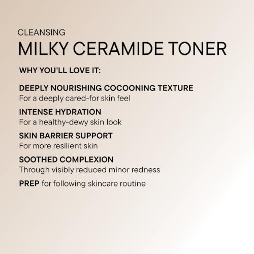 BABOR Milky Ceramide Toner - Moisturising Toner Milk with Ceramide Complex & CICA - Strengthens the Skin Barrier, Soothes Dry Skin & Prepares Optimally for Care, 1 x 200 ml