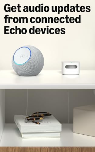 Amazon Smart Air Quality Monitor, Detects temperature, humidity, carbon monoxide, PM2.5 and VOCs, Get notifications when air quality drops, Works with Alexa 1-pack Smart Air Quality Monitor only