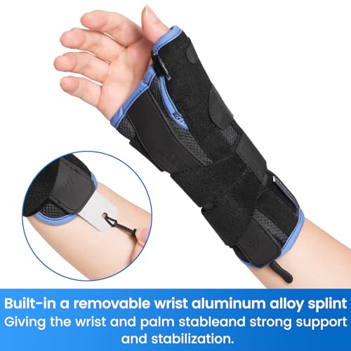 Velpeau Carpal Tunnel Wrist Brace with Thumb Support for Women & Men, S Left Hands Small (Pack of 1)