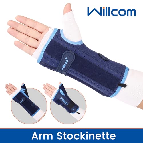 Hand Socks for Splint 10PCS,Tubular Stockinette Tubing for Arm,M White M