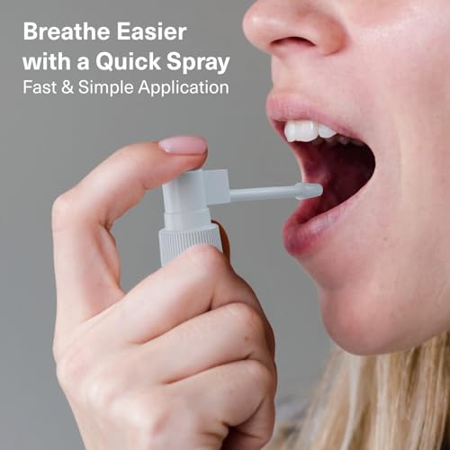 Lung Support Spray for Clear Breathing – Herbal Respiratory Spray with Eucalyptus, Peppermint & Licorice Root – Soothing Throat & Airway Support – Non-Steroidal, Gentle Formula – 1 Fl Oz (Pack of 1)