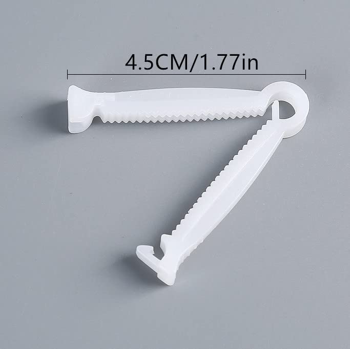 40pcs Disposable Umbilical Cord Clamp Birth Hemostatic Materials,Pig Umbilical Cord Clamp for Animals Puppy Kittens Cow Livestock Sheep,Home Birth Supplies kit, White, 1.77 Inch, 1.0 Count - BeesActive Australia