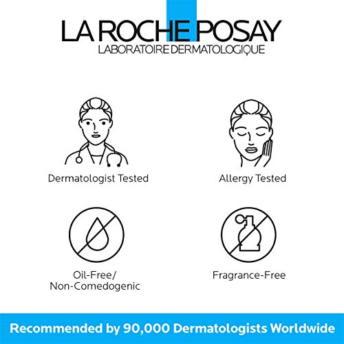 La Roche-Posay Toleriane Sensitive Fluide Face Moisturizer, with Glycerin 1.35 Fl Oz (Pack of 1)