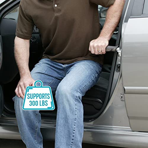 Stander Metro Car Handle Plus, Portable Vehicle Support Grab Bar, Standing Assist Mobility Aid, Includes LED Flashlight