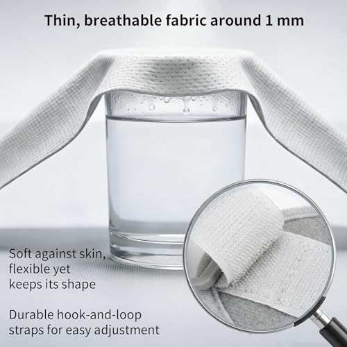 Toe Splint for Broken Toe, Big Toe Brace with 2 Adjustable Aluminum Plates, Breathable Fixation Protector for Men & Women, Turf Toe Support, Lightweight Immobilizer for Indoor & Outdoor Use (Left)