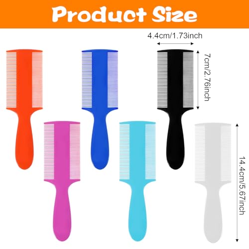 Ymapinc 6Pcs Lice Brush Comb with Long Handle, Pets Dog color mix-a