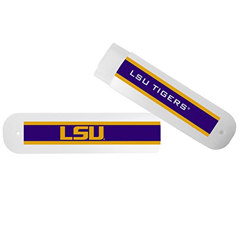 Siskiyou Sports NCAA LSU Tigers Unisex Travel Set Toothbrush and Travel Case, White, One Size (Pack of 2) One Size (Pack of 2)
