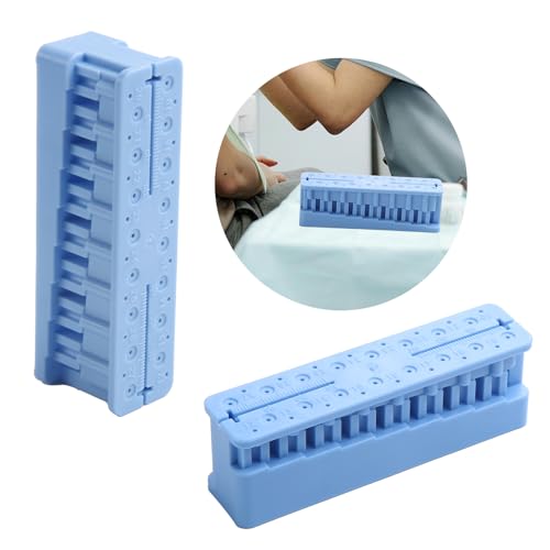 Dental Endodontic Measuring Tools Ruler Endo Files Block Blue
