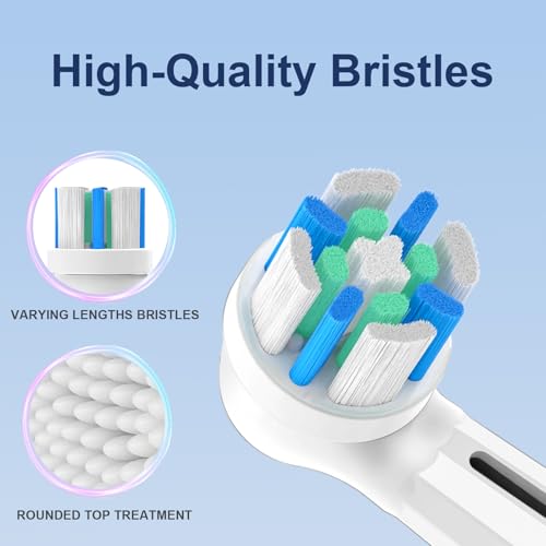 10 Pack IO Replacement Heads Compatible with Oral B iO 2 3 4 5 6 7 8 9 10 Deep Clean Series Electric Toothbrush, Toothbrush Heads Compatible with Oral B iO for Cleans Your Teeth (White) White 10 Count (Pack of 1)