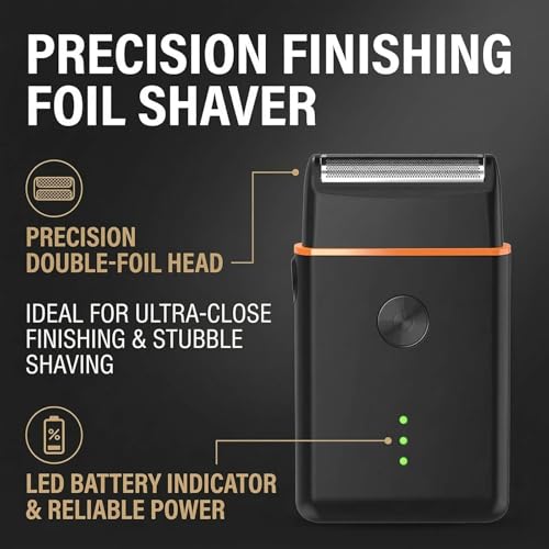 WAIKIL Barber Hair Clippers Kit for Men,Cordless Clippers with T-Blade Trimmer & Shaver,Rechargeable Hair Cutting Set with Guide Combs,Beard Grooming Tools,Black Gold