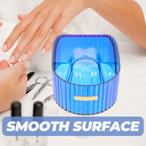 minkissy Manicure Soaking Bowl for Acrylic Nails Nail Polish Soak off Container Hand Soak Bowl 5.51X4.33X2.36 Inches Clear Nail Art Tool for Salon and Home Use