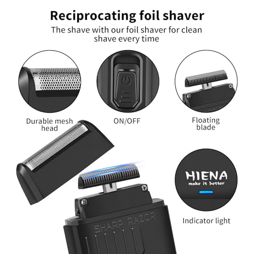 HIENA PRO Hair Clippers for Men, 4-in-1 Cordless Grooming Kit