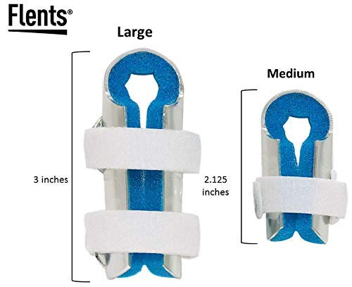 Flents Finger Splint, Two Sided Insty Splint, Medium and Large Value Pack, Supports & Protects Injured Finger 12 Count (assorted) Two-Sided Insty Splint