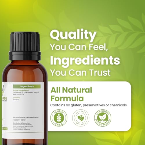 Bestmade Natural Products Halitosis, Natural Remedy for Bad Breath BM249 - Helps Improve Oral Health, Reduce Smelly Breath & Restore Healthy Bacteria in The Mouth, 30 mL Drops Drop