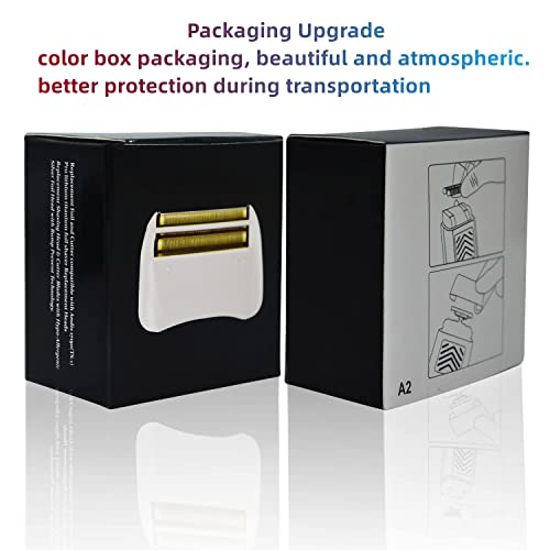 Shaver Replacement Pro Foil & Cutter,Compatible with andis TS-1 Shaver Head Rose Gold 2 Pack