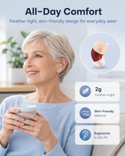 CUEME Hearing Aids, OTC Rechargeable Hearing Aids for Seniors & Adults