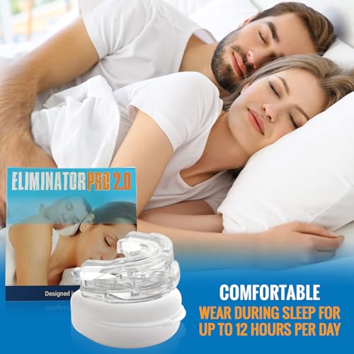 Eliminator Pro 2.0 - Nighttime Dental Mouthguard - Bite Mouth Guard to Protect Against Grinding & Clenching – Boil Moldable & Comfortable