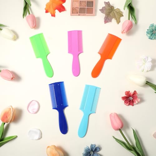 Fine Tooth Comb,10 Pcs Double Sided Baby Comb 5 Colours Flea Comb,Lice Comb