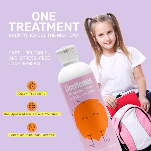 Oil Treatment, Dimethicone Lice Formula, Fast Lice Removal Kids