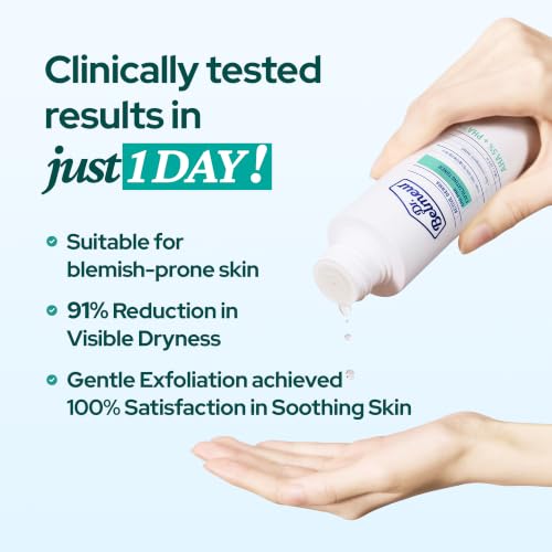 Dr. Belmeur AHA/PHA Exfoliating Toner (3.3fl oz) - Korean Skincare Mild Exfoliating & Pore-Refining Toner – AHA, PHA,. Allantoin & Panthenol for Smooth, Hydrated Skin.