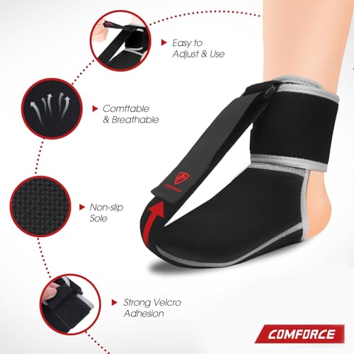 Plantar Fasciitis Night Splint Socks, Ankle Brace for Sprained Ankle