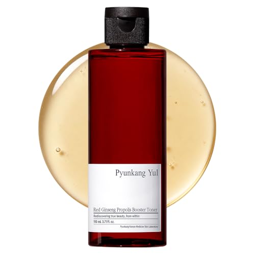 Pyunkang Yul PKY Red Ginseng Propolis Booster Toner for Skin Conditioning & Absorption Prep, Concentrated Botanical Formula, Korean Skincare (3.7 Fl. oz)