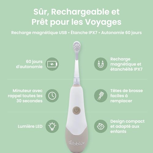 bblüv - Sönik Pro 4-Stage Sonic Toothbrush for Babies & Kids