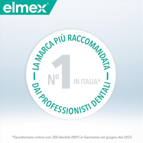 elmex Collutorio Sensitive 1 Flacone da 400ml I Protezione Extra dai Denti Sensibili e Dalla Carie Radicolare I Con fluoruro amminico