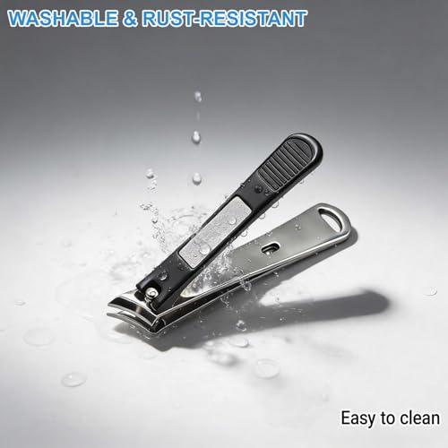 Angled Ingrown Toenail Clippers for Men Women,Sharp Nail Clippers with File