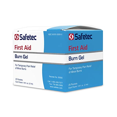 Safetec Burn Gel.125 oz. Pouch 25 ct. Box