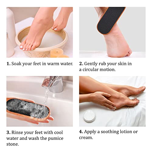 Wooden Cleaning Finger Nail Brush & Pumice Stone Foot File