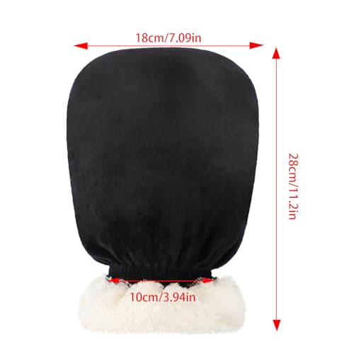 Holiberty 1PC Hand Cast Cover Warm Gloves Hand Plaster Brace Cast Mitten Protector Arm Winter Wrist Brace Protective Gloves Black