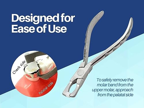 ARTMAN INSTRUMENTS Molar Band Remover Pliers – Orthodontic Braces Removal Tool – Stainless Steel, Autoclavable, Dental Braces Band Removing Pliers (Pack of 2) 1 Count (Pack of 2)