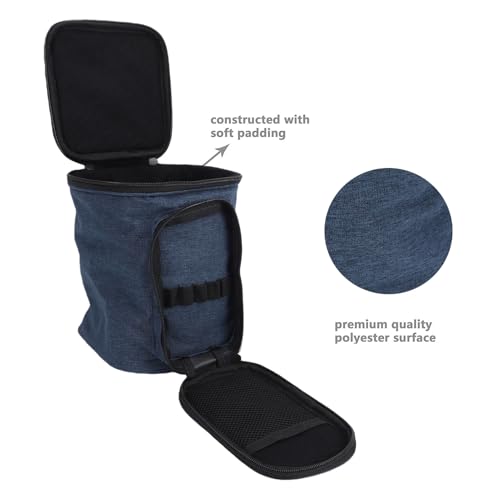 Water Flosser Carrying Bag, Large Capacity Oxford Fabric Storage Bag with 2 Compartments and Mesh Pocket, for Travel Camping Trips