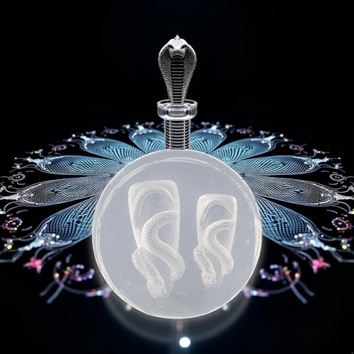 Dragon/Snake Silicone Nail Stamping Plates and Carving Molds,DIY Nail Art Tools for Manicure Pedicure,Reusable Stamping Molds, Hand/Foot Nail Care Accessories,3D Nail Design Art Kit