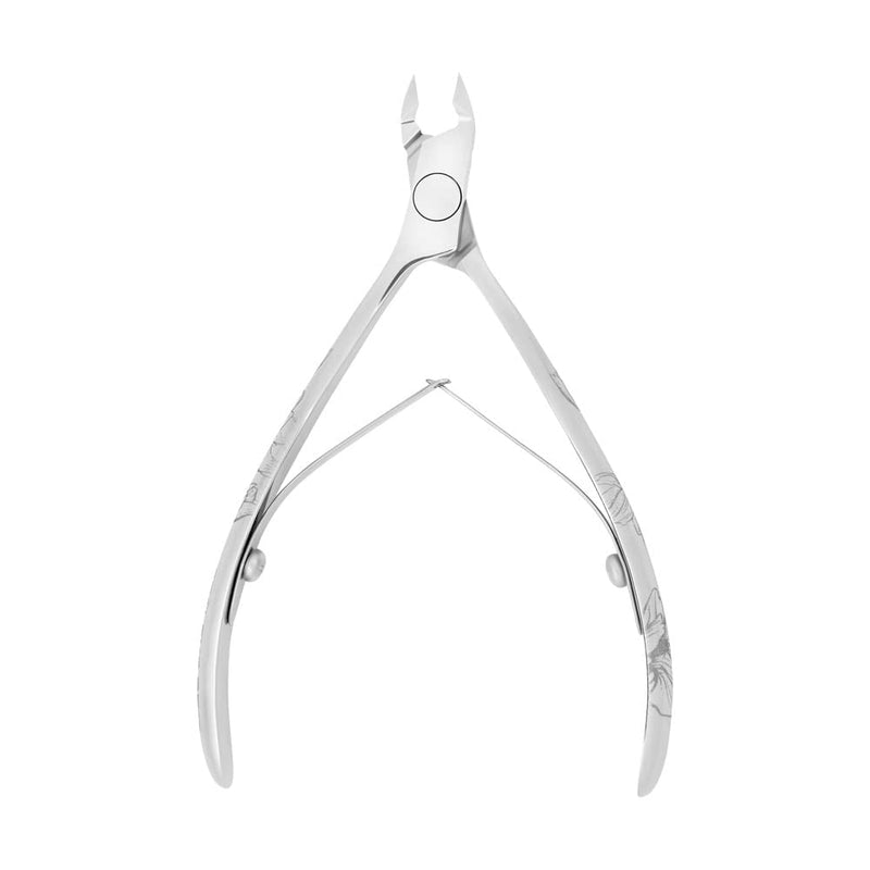Staleks EXCLUSIVE 20 Cuticle Nippers 5 mm (Magnolia) – Ergonomic Design with Heel – Ultra-Precise Manual Sharpening for Professional Manicures