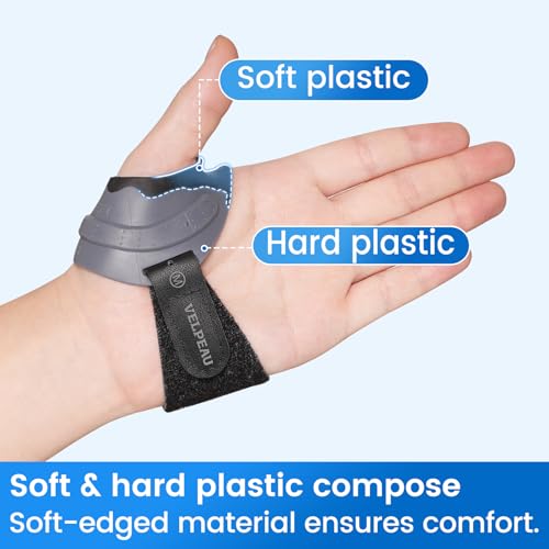Velpeau CMC Thumb Brace for Osteoarthritis, CMC Joint Pain Relief, Left S Black-Left Hand Small