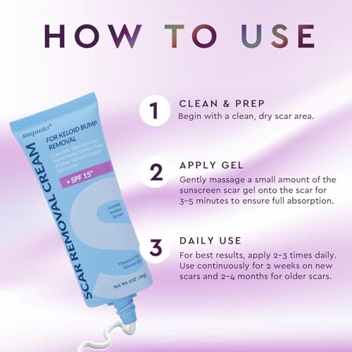 Advanced Silicone Scar Removal Cream – Professional Keloid Scar Treatment, Surgical Scars, C-Section, Hysterectomy, Mastectomy, Tummy Tuck, Acne Marks & Keloid Bump Removal Treatment – 30g 1 pack