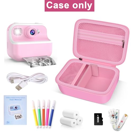 GWCASE Toothbrush Travel Case Compatible with Oral-B Electric Toothbrush + Kids Camera Case Compatible with TOZDTO Instant Print Camera