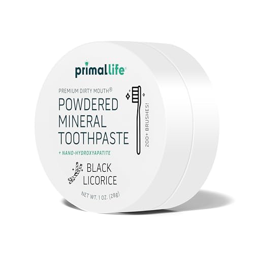 Dirty Mouth Organic Toothpowder (1 Ounce (Pack of 1), Black Licorice) 1 Ounce (Pack of 1)