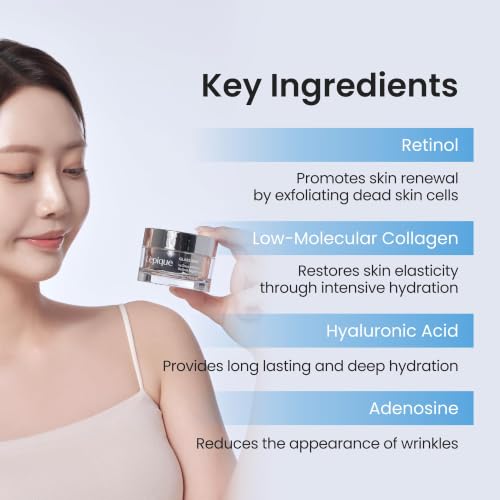 Lepique Retinol Night Cream - No.1 Korean Premium Repair Cream, 1.69 Fl Oz Unscented 1.69 Fl Oz (Pack of 1)