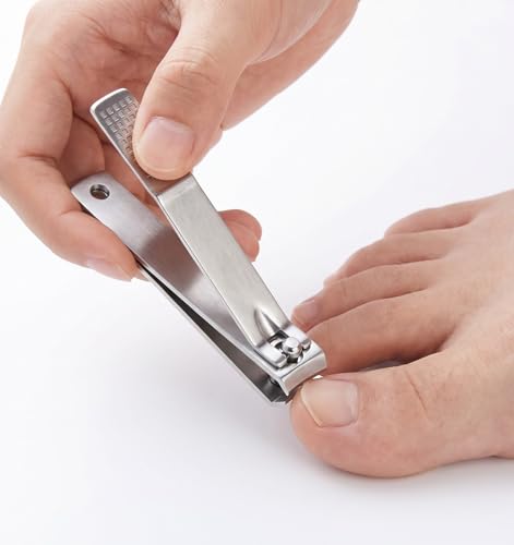 2 Pcs Straight Nail Clipper, Straight Blade Nail Clippers for Thick Nails