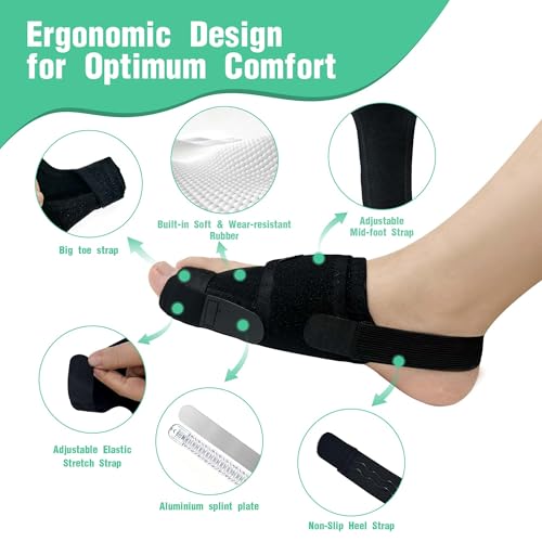 Bunion Corrector for Women & Men – Big Toe Straightener,1 Pair