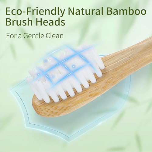 Sonic Electric Toothbrush with Bamboo Heads, Pink