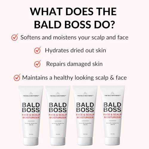 The Bald Brothers Scalp Moisturizer, Everyday Bald Head Care (3fl Oz) 3 Fl Oz (Pack of 1)