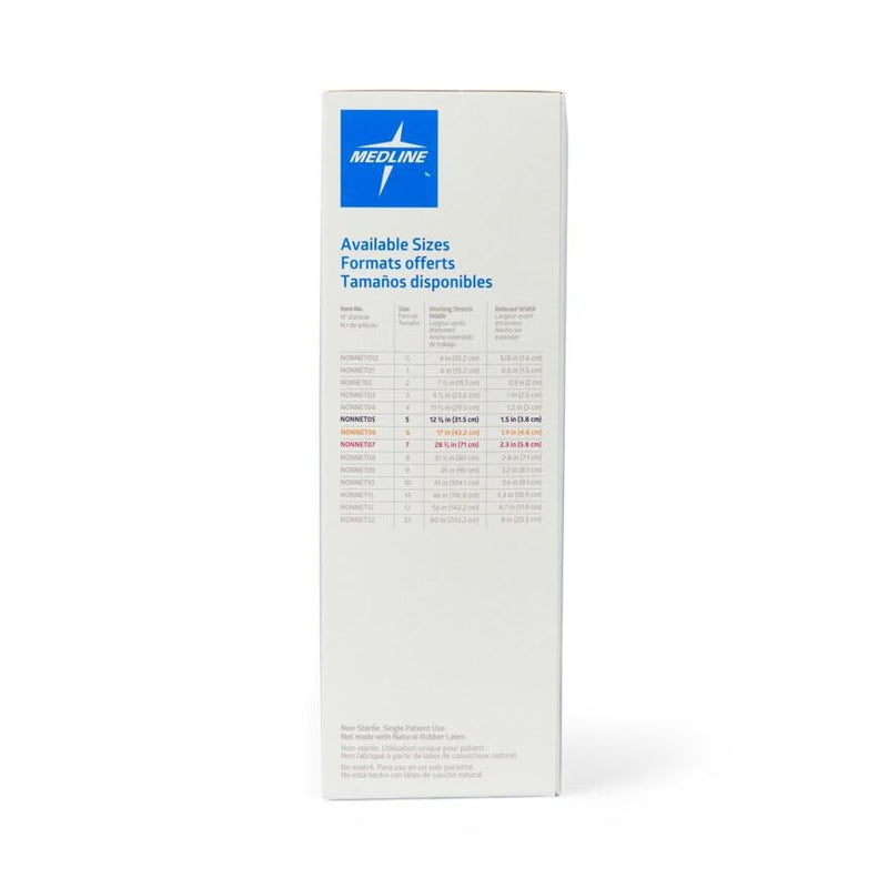 Medline Stretch Tubular Elastic Dressing Retention Net, Size 7,(28" x 25 yds), Ideal for Wound Care, Single Pack size 7 - 28" x 25 yd