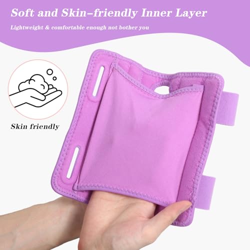 NuCamper Wrist Brace for Carpal Tunnel Wrist Support Right Hand Purple Purple-Right S/M
