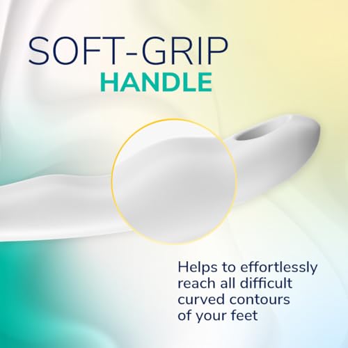 Dr. Scholl's Hard Skin Remover Nano Glass Foot File - Dead Skin & Foot Callus Remover, Long Lasting Buffer, Soft Smooth Feet