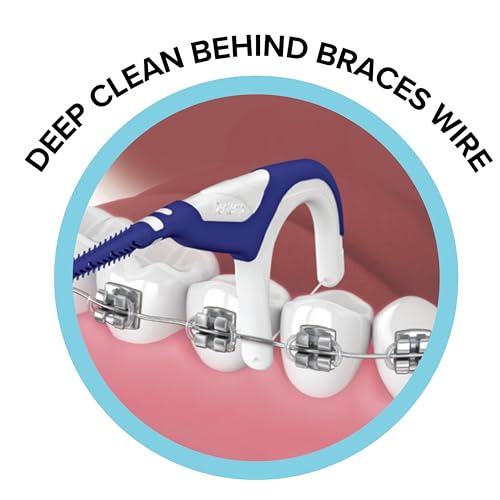 Braces Flosser 4 Pack & OrthoDots Clear 2 Pack – Clean and Protect Your Orthodontics